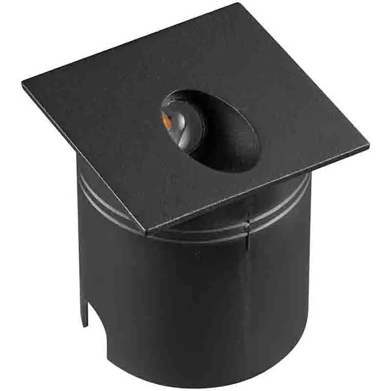 Encastré de mur extérieur ASPEN carré noir Mantra 7025