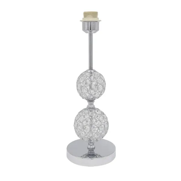 Fabrilamp lampe de table Ordonez métal chromé E27