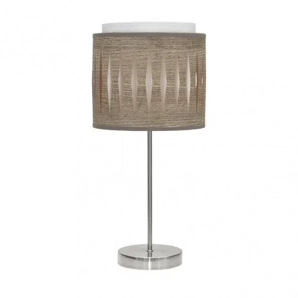 Lampe de table Fabrilamp Alexandra nickel E14