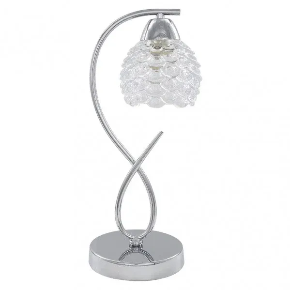 Lampe de table Fabrilamp Bagan chromée E14