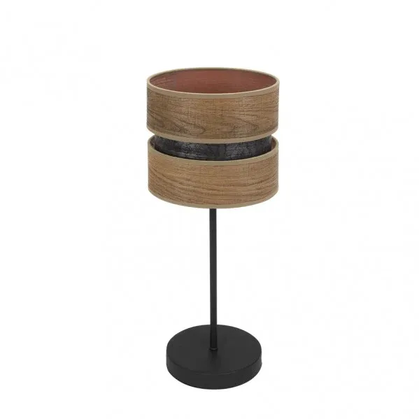 Lampe de table Fabrilamp Colet noire E14