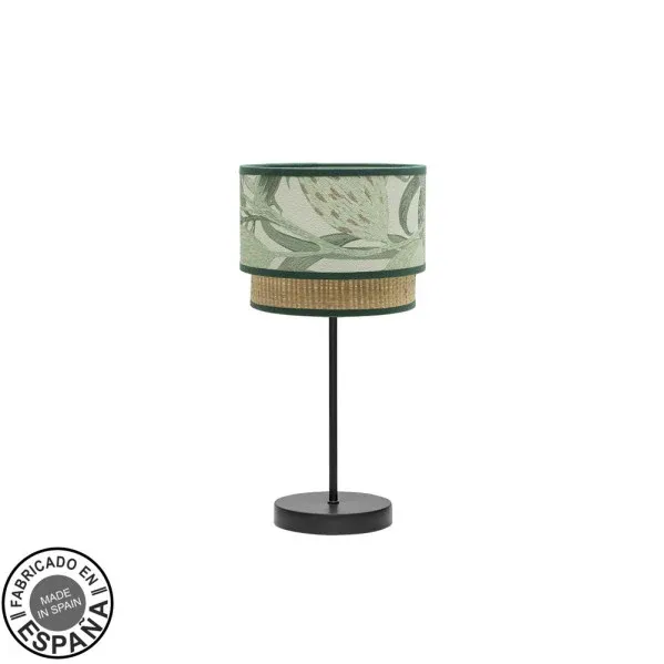 Lampe de table Fabrilamp Congo en métal noir E14