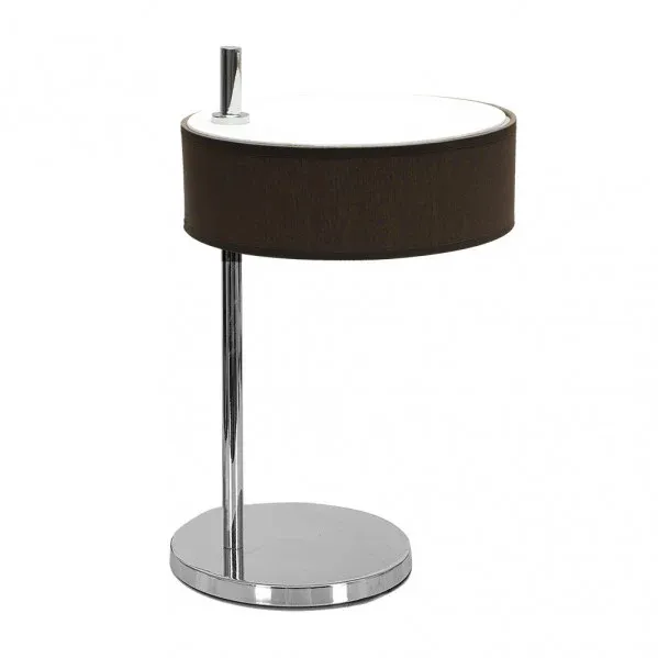 Lampe de table Fabrilamp Haiti marron E14