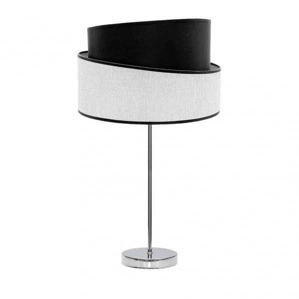 Lampe de table Fabrilamp Hara chromée E27