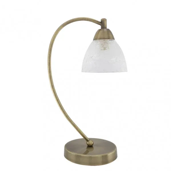 Lampe de table Fabrilamp Jaipur en cuir E14