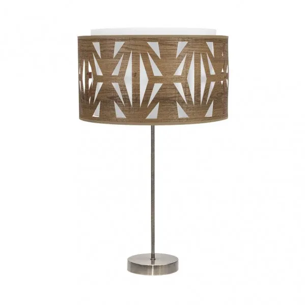 Lampe de table Fabrilamp Katerina en cuir E27