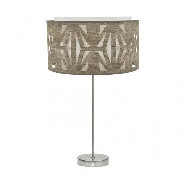 Lampe de table Fabrilamp Katerina nickel E27