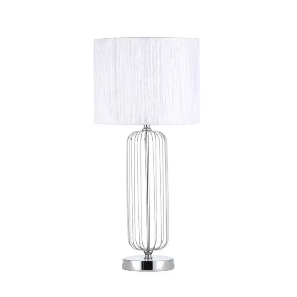 Lampe de table Fabrilamp Mansonia chromée E27