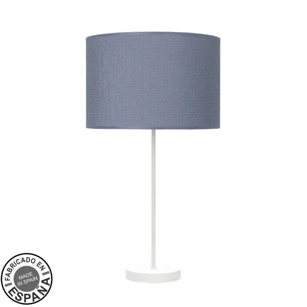 Lampe de table Fabrilamp Moda en métal blanc E27