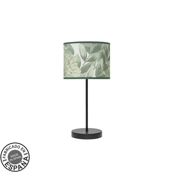 Lampe de table Fabrilamp Moda en métal noir E14