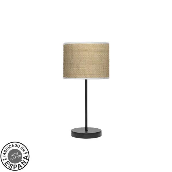Lampe de table Fabrilamp Moda en métal noir E14