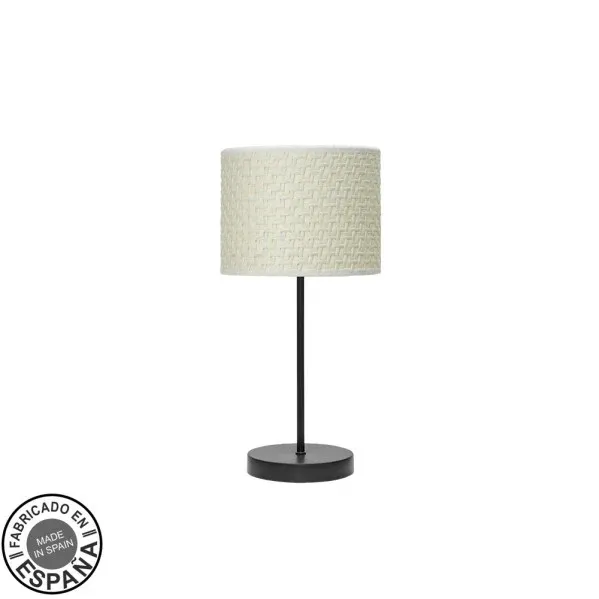 Lampe de table Fabrilamp Moda en métal noir E14