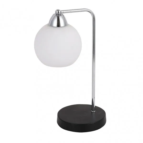 Lampe de table Fabrilamp Pissis chromée E27
