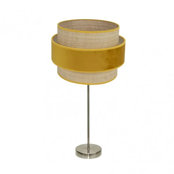 Lampe de table Fabrilamp Reyes en cuir E27