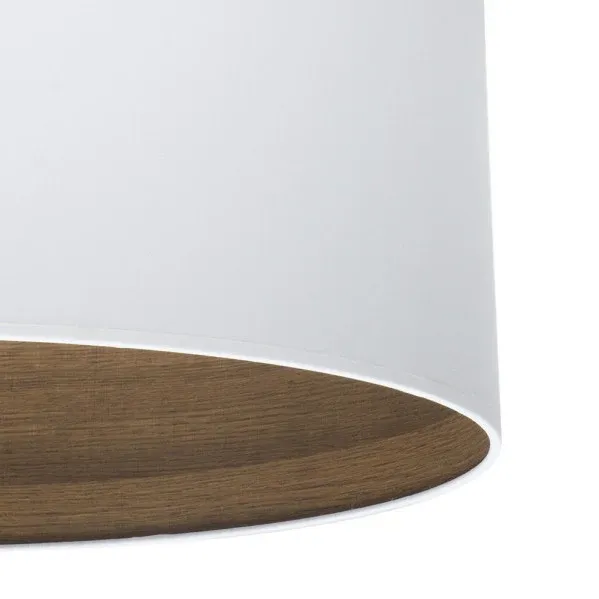 Lampe de table Fabrilamp Tatiana en métal blanc E27