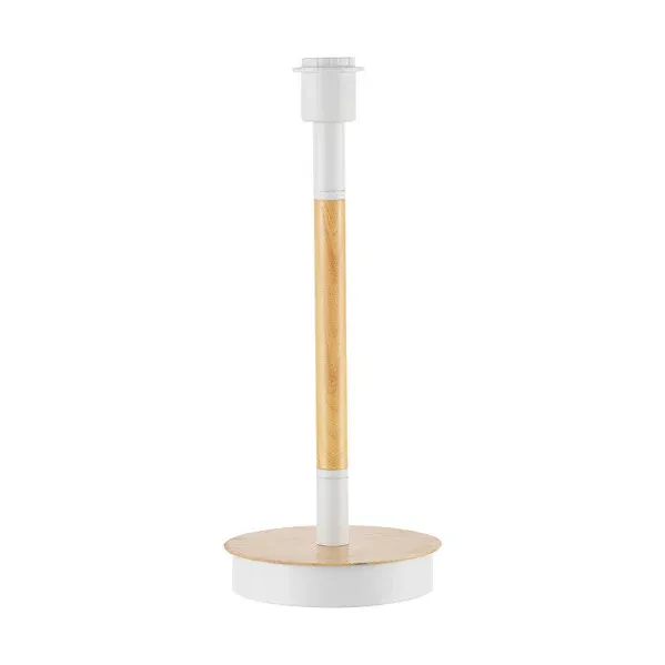 Lampe de table Fabrilamp Tropico en métal blanc E14