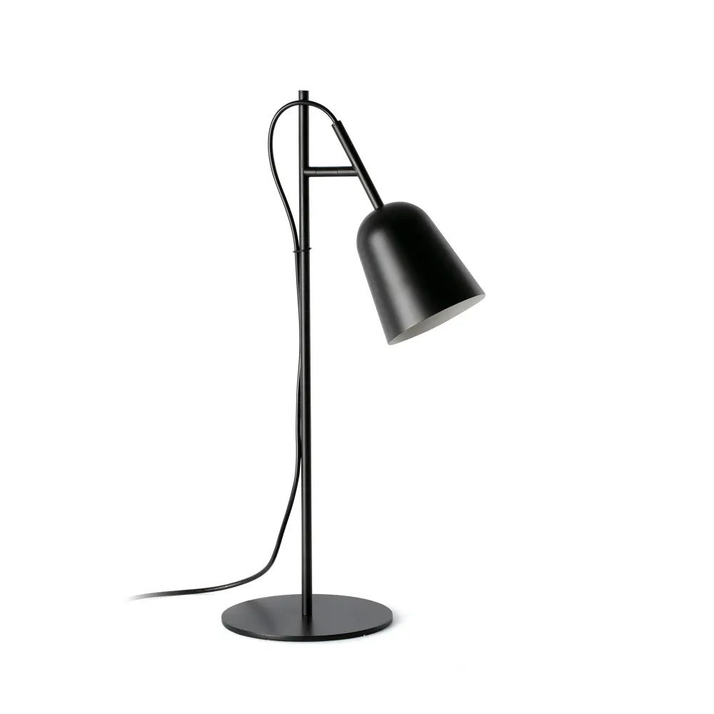 Lampe de table FARO Barcelona Studio en acier noir mat E14 Black