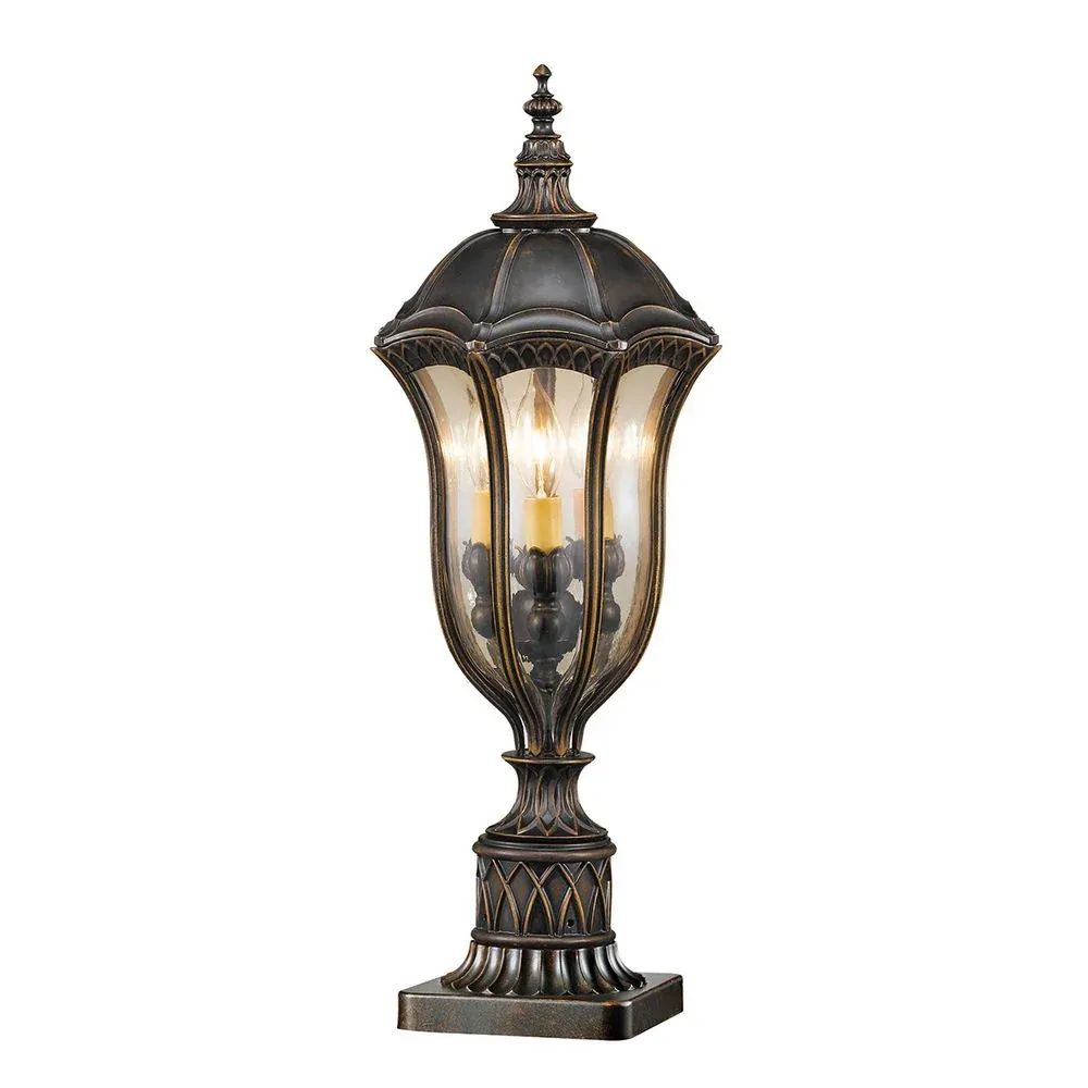Lampe de table d'extérieur Feiss (FE-BATONRG3) Baton Rouge acier, verre E14 3L