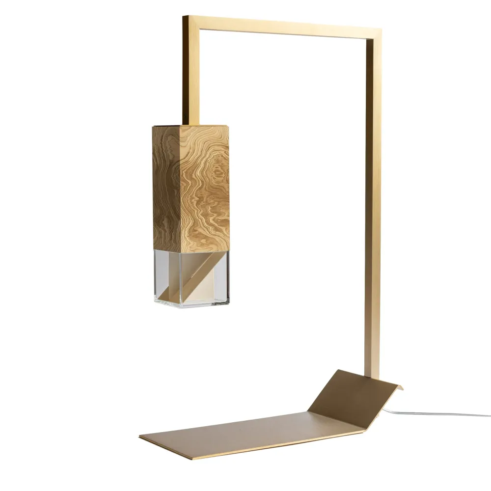 Lampe de table en bois LAMP/TWO Revamp par Formaminima