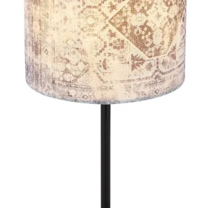 Lampe de table Globo Lighting Gabriele en métal noir E14