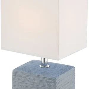 Lampe de table Globo Lighting Geri en céramique grise E14