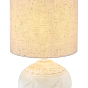 Lampe de table Globo Lighting Iga en céramique blanche E14