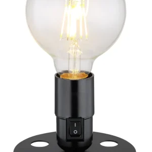 Lampe de table Globo Lighting Johanna en métal noir E27 Black