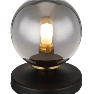 Lampe de table Globo Lighting Jorge en métal noir G9