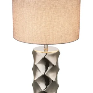 Lampe de table Globo Lighting Tracey en céramique chromée E27