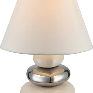 Lampe de table Globo Lighting Travis en céramique beige E14