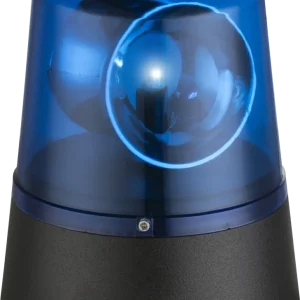 Lampe de table spéciale Globo Lighting Police en plastique bleu