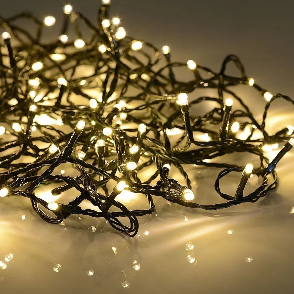 Guirlandes lumineuses d'extérieur - 480 LED - Blanc chaud - 39 mètres