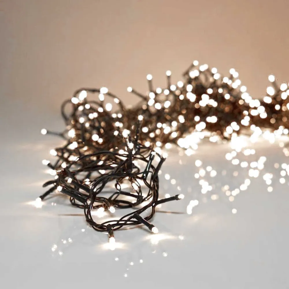 Guirlandes lumineuses d'extérieur - Blanc froid - 8 mètres - connectables