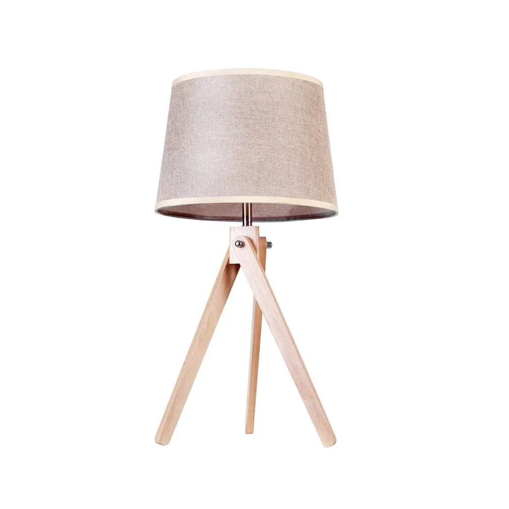 Lampe de table Ineslam ALAMO en bois