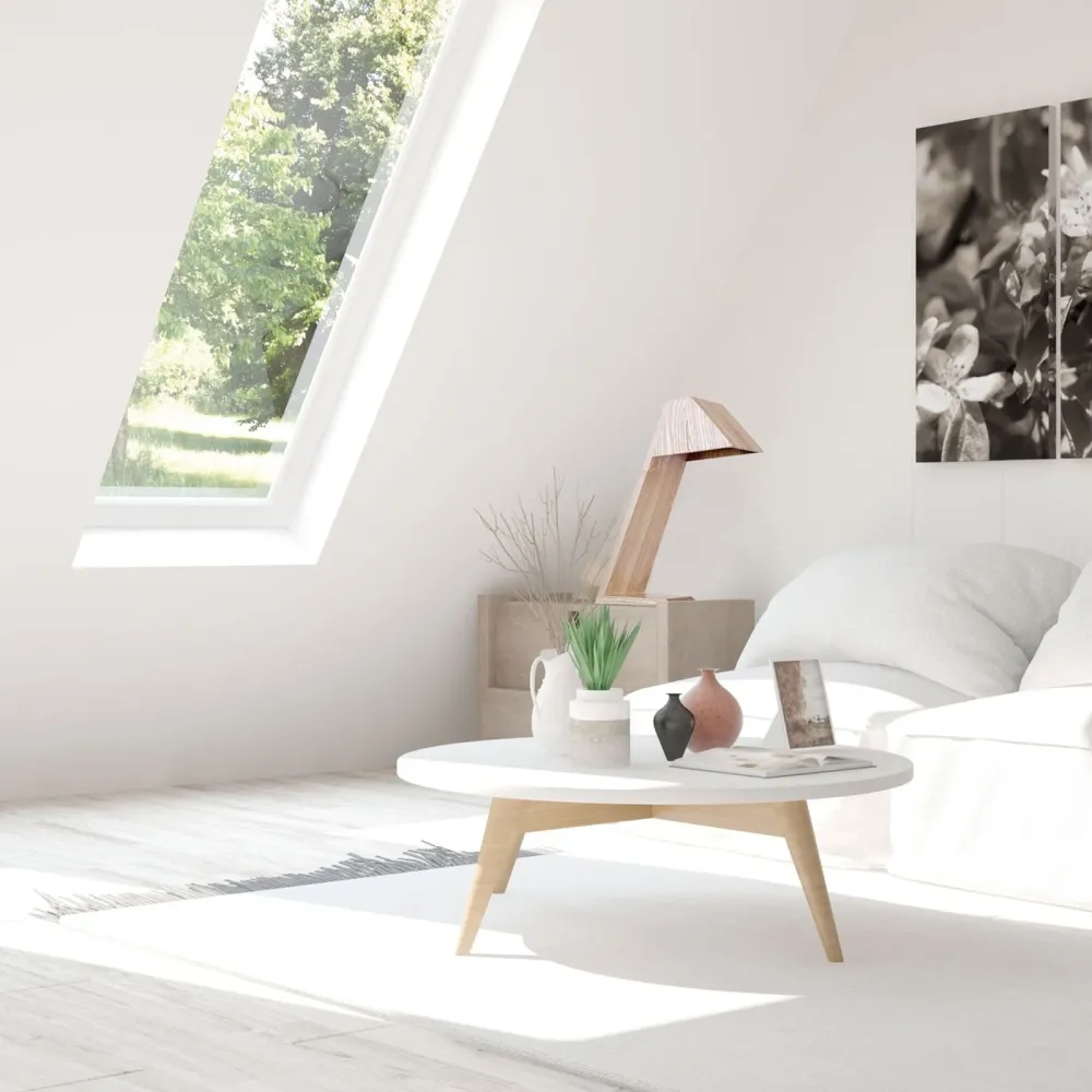 Lampe de table Ineslam BORNEO en bois E27