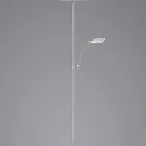 Lampadaire ANDY nickel mat avec liseuse 60556/2/92