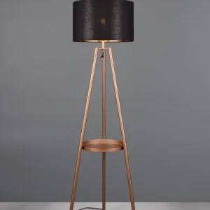 Lampadaire Colette café/noir et or R41561065