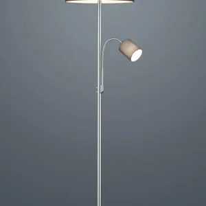 Lampadaire Hotel nickel/gris 403900211
