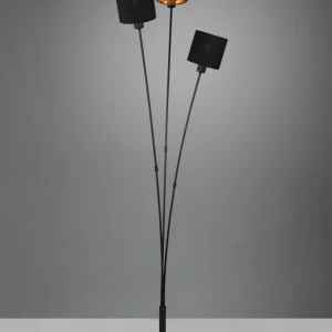 Lampadaire Tommy noir/or 3L R46333979