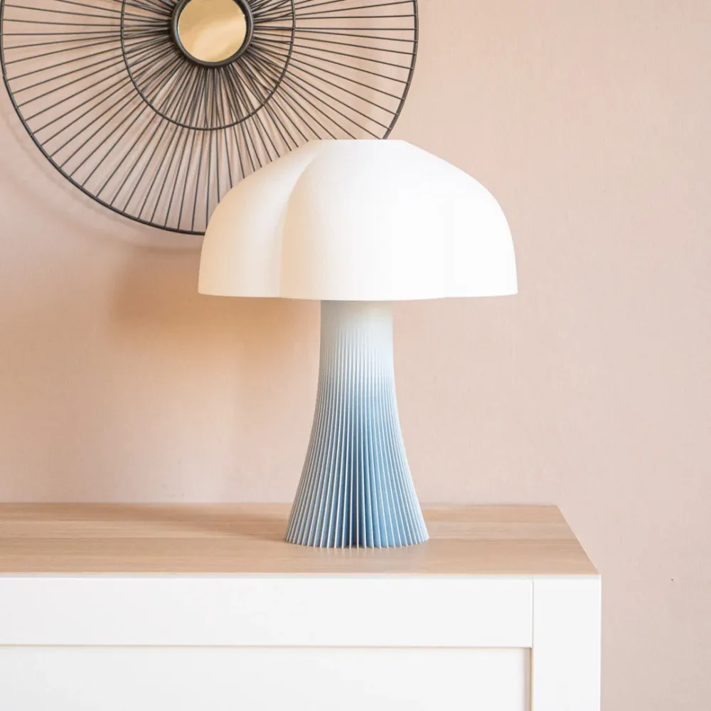 Lampe ARBORESCENCE bleu gris H60cm FILAMENT Arbo60bleu