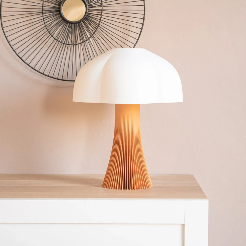 Lampe ARBORESCENCE Orange bois H60cm FILAMENT Arbo60orange