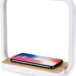 Lampe de chevet design avec chargeur sans fil