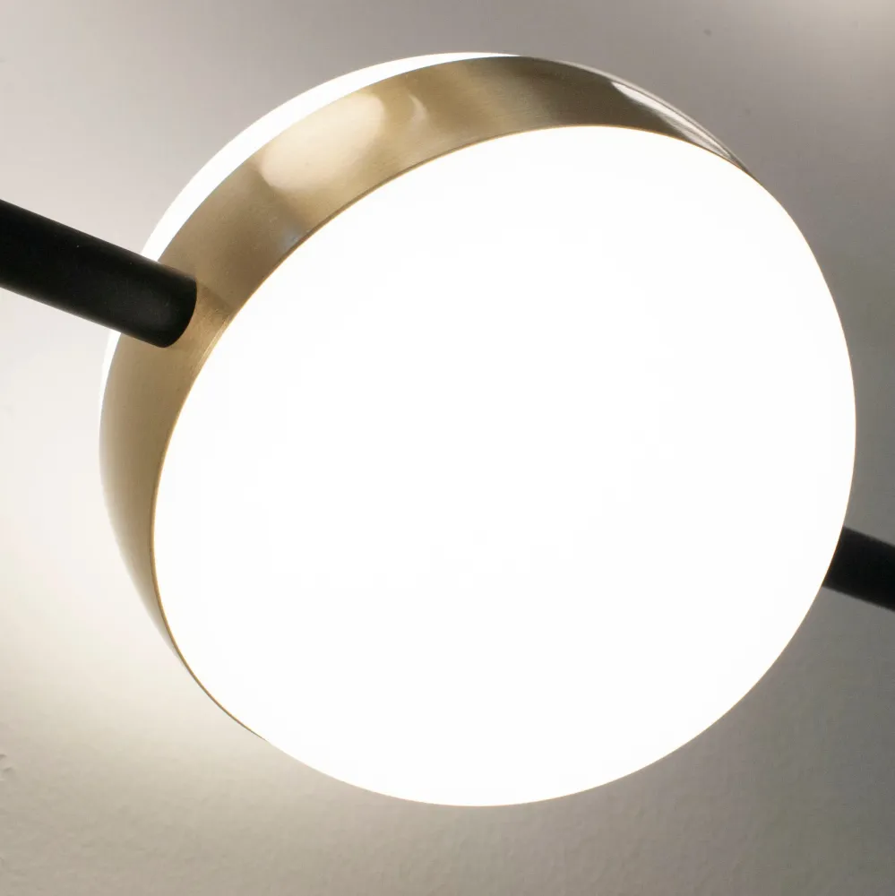 Lampe CUBA noire/or Mantra 7164