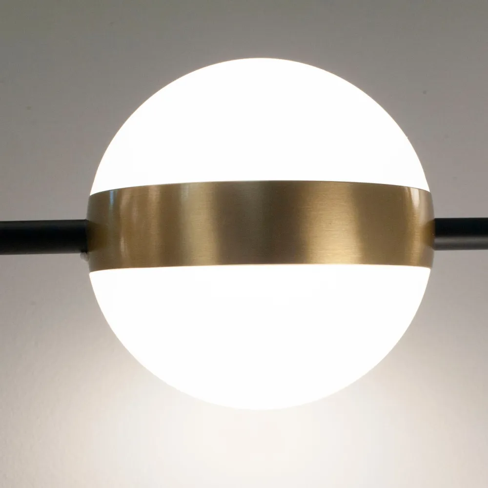 Lampe CUBA noire/or Mantra 7164
