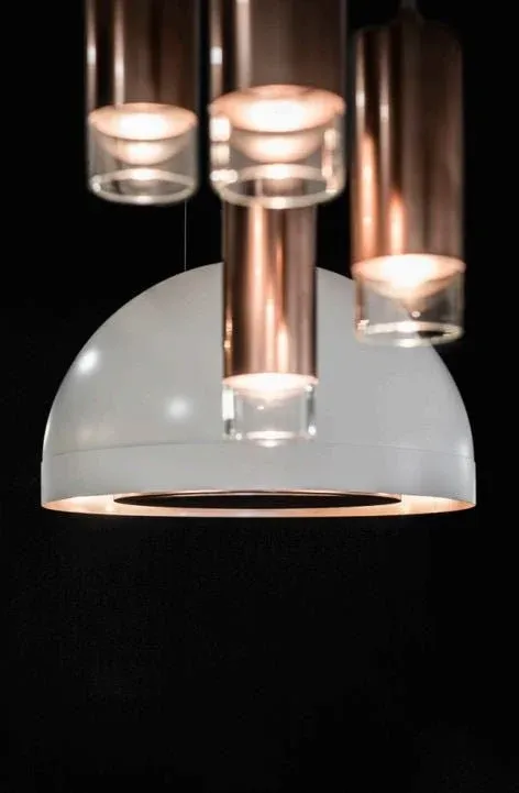 Lampe d'extraction Wave 2176.401 SPHERE 82 cm - 1 couleur au choix - moteur interne - recirculation - LED
