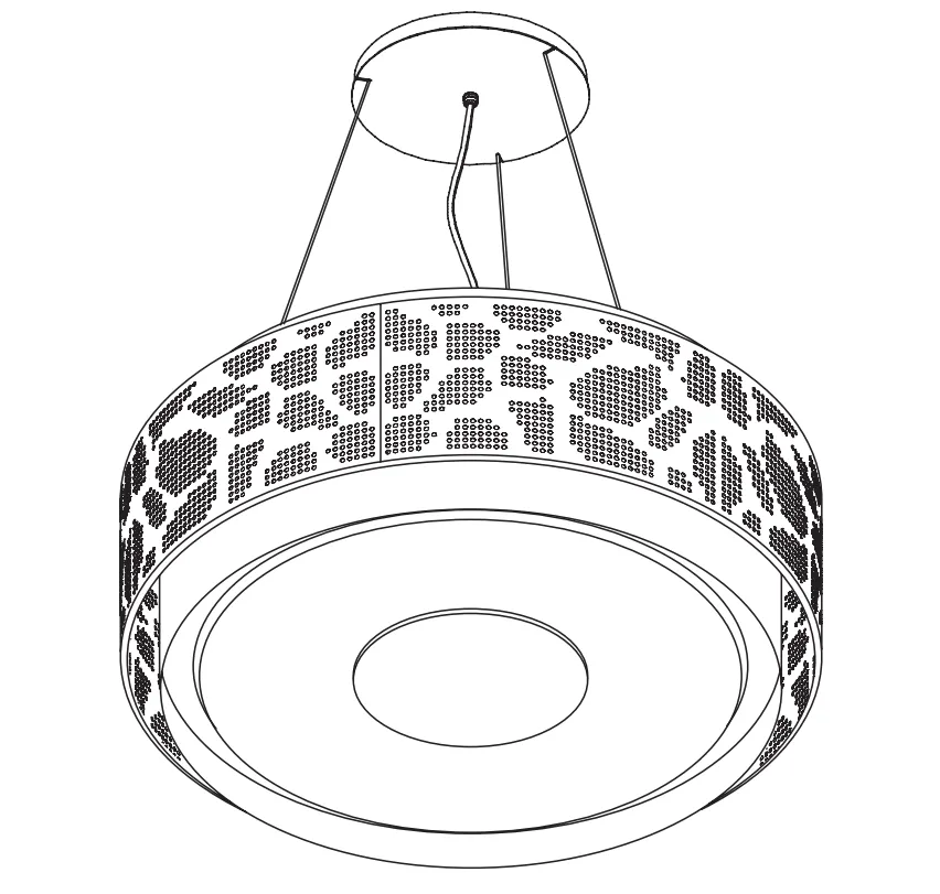 Lampe d'extraction Wave 2680.100 CLOUD 90 cm - acier inoxydable - moteur interne - recirculation - LED