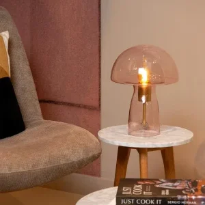 Lampe FUNGO rose H28 LUCIDE 10514/01/66