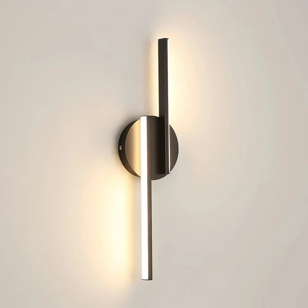 Lampe murale LED moderne d'intérieur en aluminium