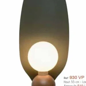 Lampe Oxane vert profond H55