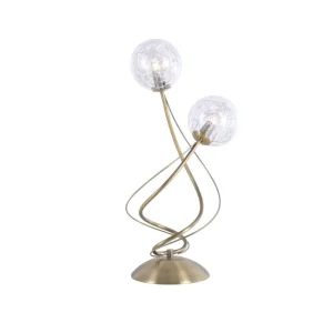 Lampe Planet laiton patiné H45 LD 5151-2AT